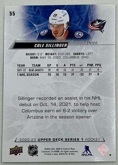 2022-2023 NHL Series 1 Cole Sillinger