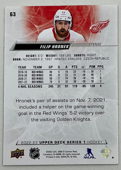 2022-2023 NHL Series 1 Filip Hronek