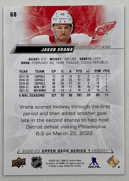 2022-2023 NHL Series 1 Jakub Vrana