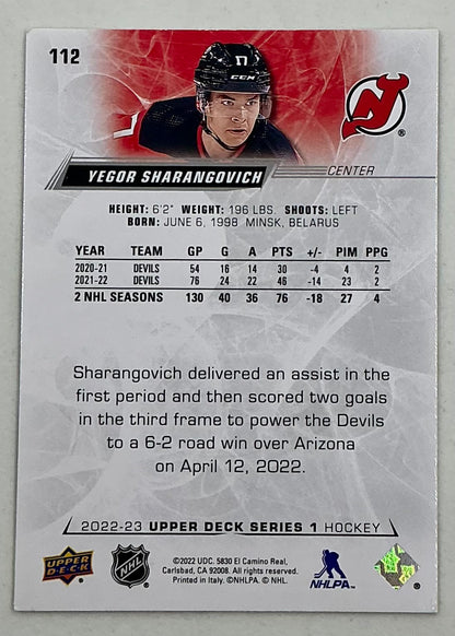 2022-2023 NHL Series 1 Yegor Sharangovich