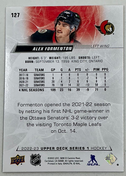 2022-2023 NHL Series 1 Alex Formenton