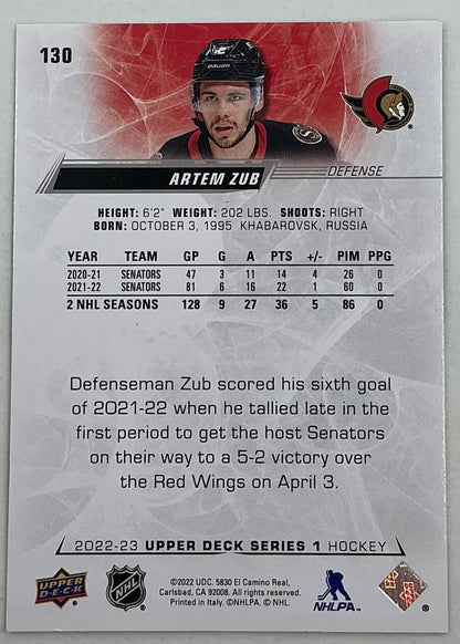 2022-2023 NHL Series 1 Artem Zub