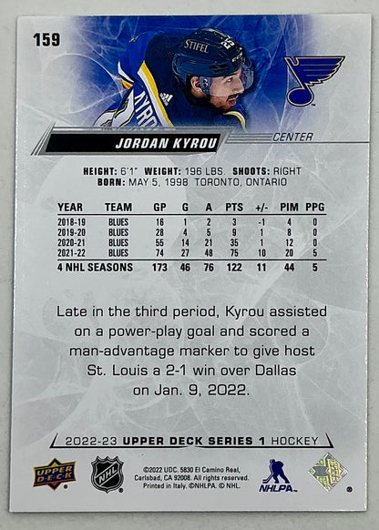2022-2023 NHL Series 1 Jordan Kyrou