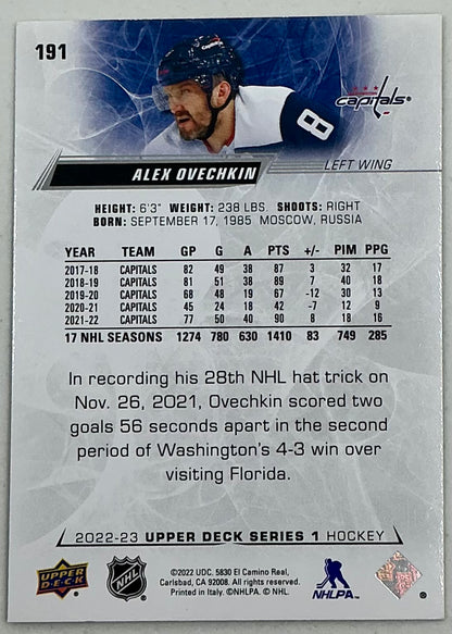 2022-2023 NHL Series 1 Alex Ovechkin