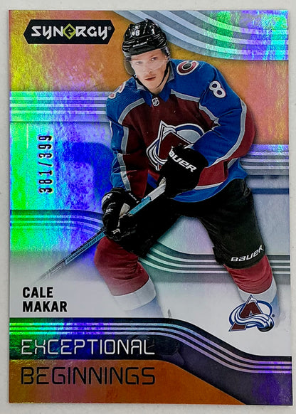 2019-2020 UD Exceptional Beginnings Cale Makar #EB-1 /399