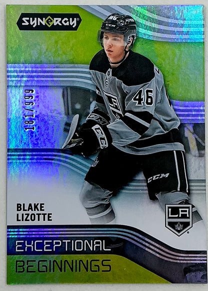 2019-2020 UD Exceptional Beginnings Blake Lizotte #EB-15 /999
