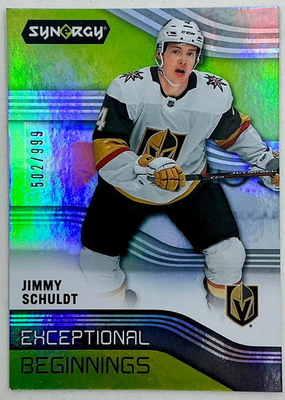 2019-2020 UD Exceptional Beginnings Jimmy Schuldt #EB-17 /999