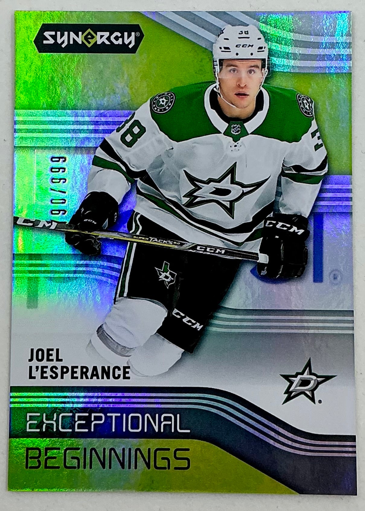 2019-2020 UD Exceptional Beginnings Joel L’Esperance #EB-18 /999