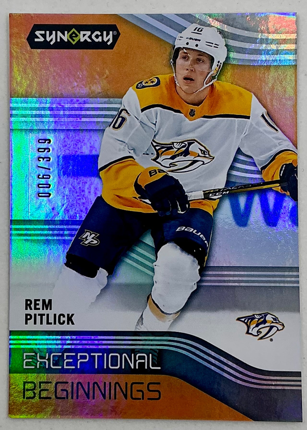 2019-2020 UD Exceptional Beginnings Rem Pitlick #EB-24 /399