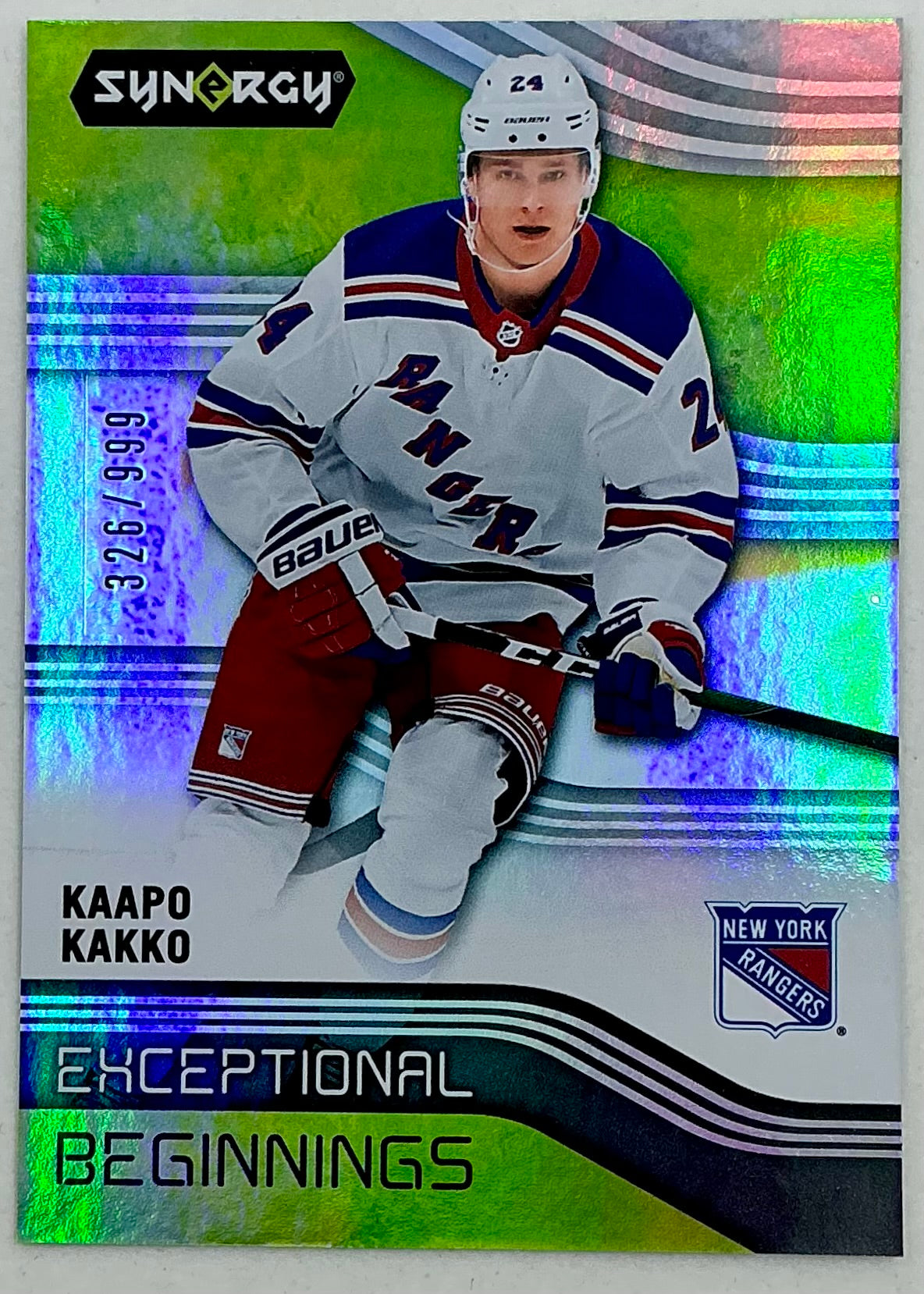 2019-2020 UD Exceptional Beginnings Kaapo Kakko #EB-32 /999