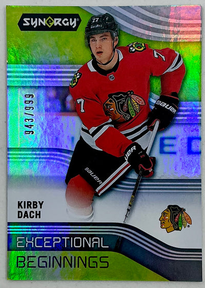 2019-2020 UD Exceptional Beginnings Kirby Dach #EB-33 /999