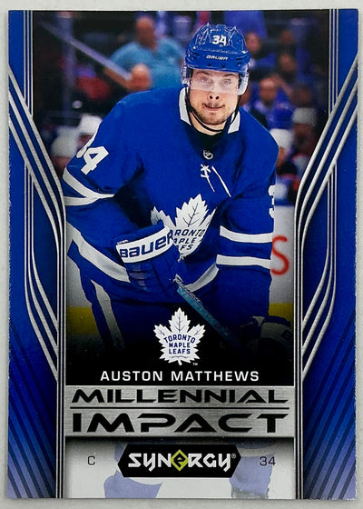 2019-2020 UD Millennial Impact Auston Matthews #MI-1