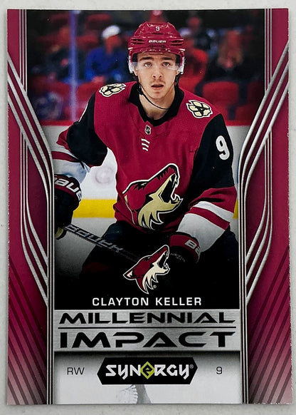 2019-2020 UD Millennial Impact Clayton Keller #MI-3