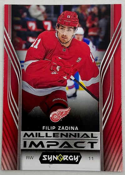 2019-2020 UD Millennial Impact Filip Zadina #MI-6