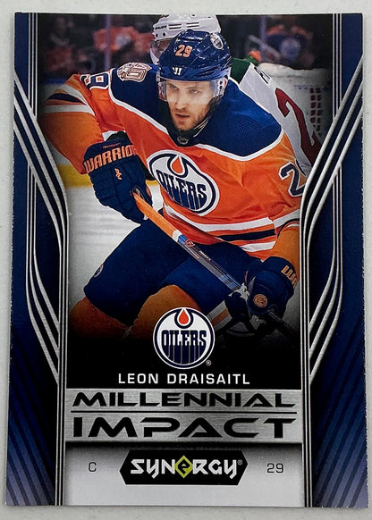 2019-2020 UD Millennial Impact Leon Draisaitl #MI-9