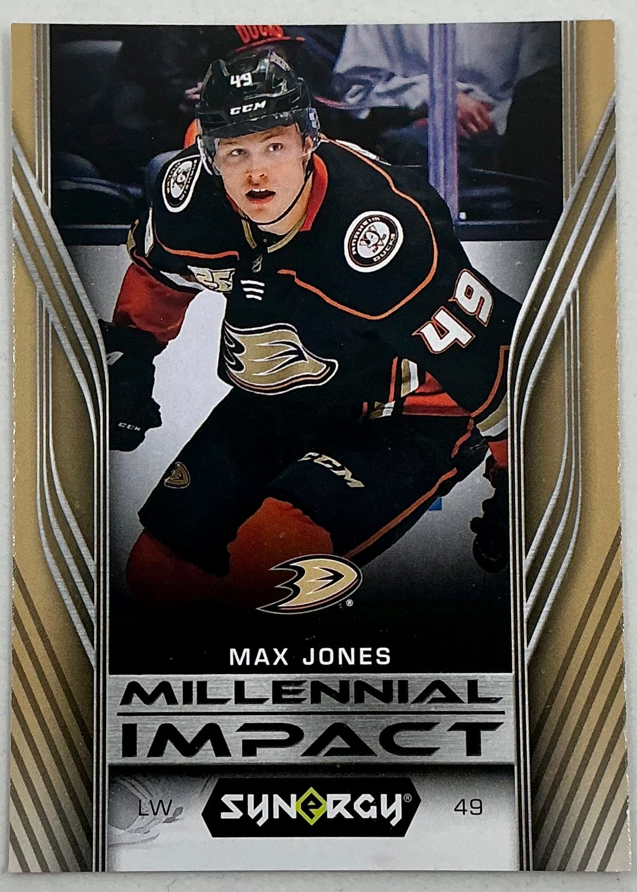 2019-2020 UD Millennial Impact Max Jones #MI-10