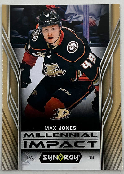 2019-2020 UD Millennial Impact Max Jones #MI-10