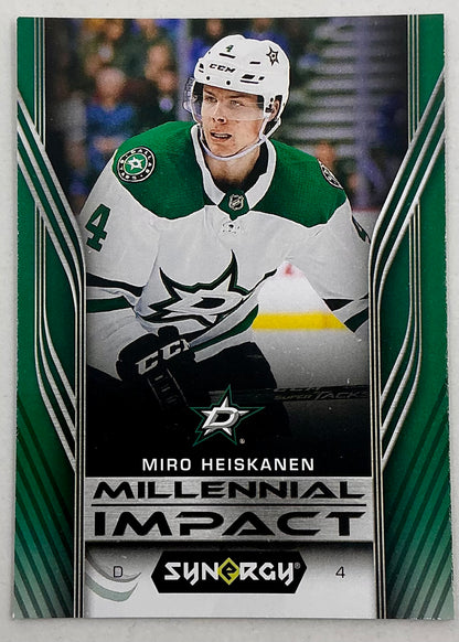 2019-2020 UD Millennial Impact Miro Hieskanen #MI-11