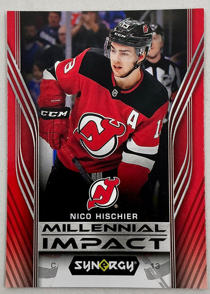 2019-2020 UD Millennial Impact Nico Hischier #MI-12