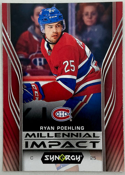 2019-2020 UD Millennial Impact Ryan Poehling #MI-17