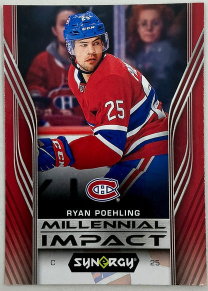 2019-2020 UD Millennial Impact Ryan Poehling #MI-17