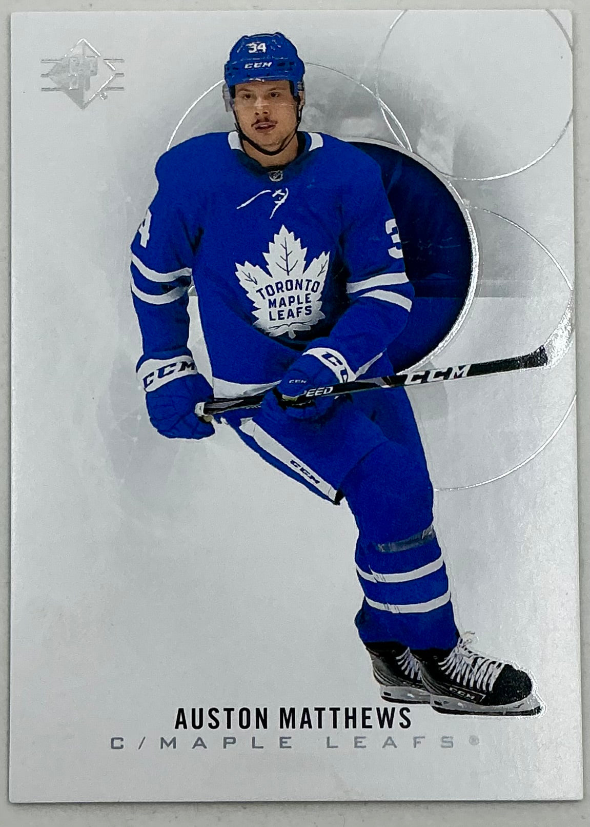 2020-2021 SP Authentic Auston Matthews #58