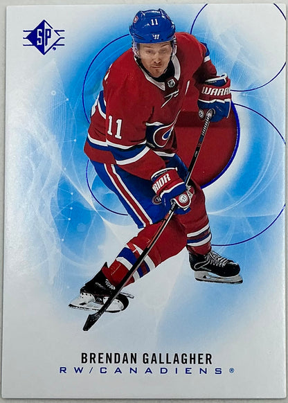2020-2021 SP Authentic Brendan Gallagher #65 [Blue]
