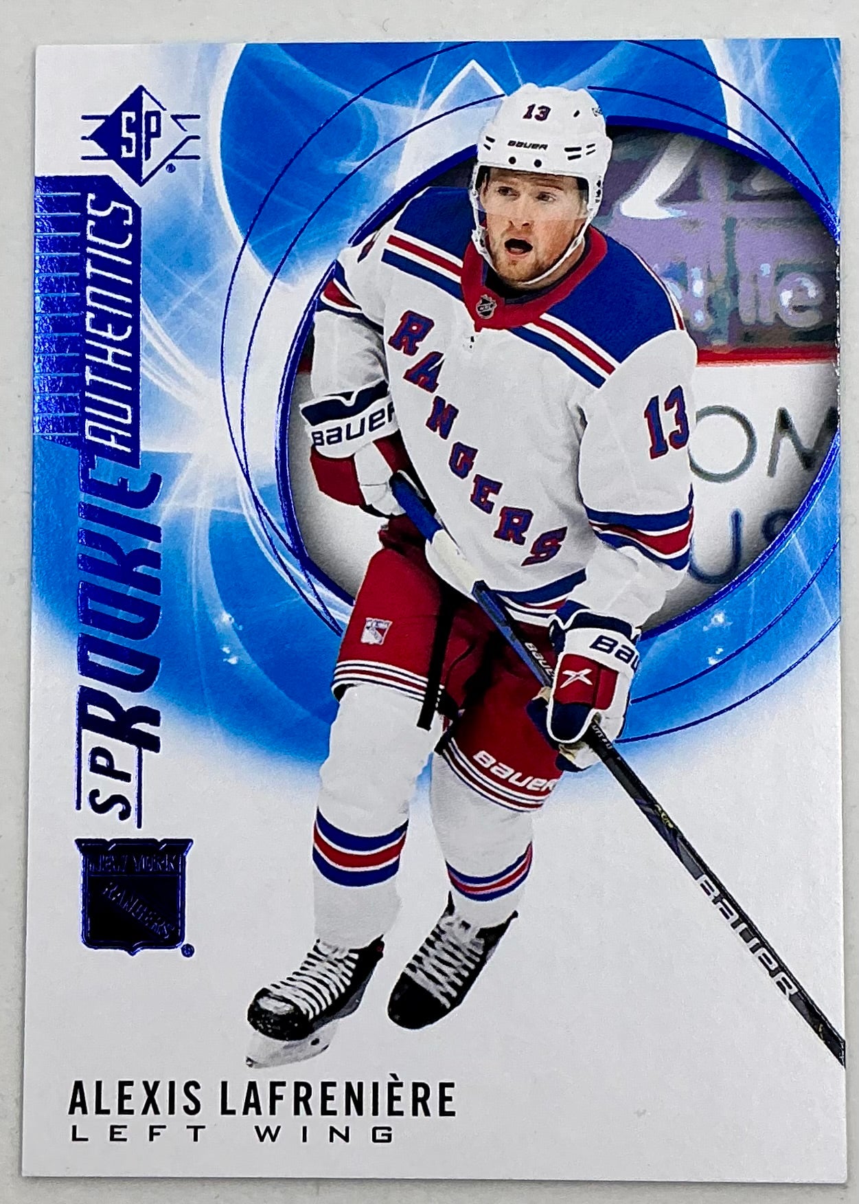 2020-2021 SP Rookie Authentic Alexis Lafrenière #101 [Blue]
