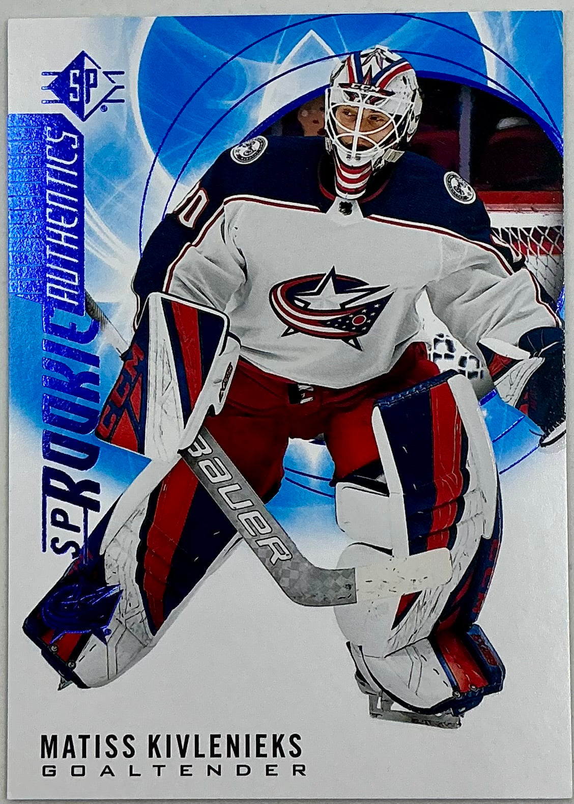 2020-2021 SP Rookie Authentic Mattis Kivlenieks #102 [Blue]