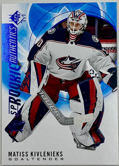 2020-2021 SP Rookie Authentic Mattis Kivlenieks #102 [Blue]