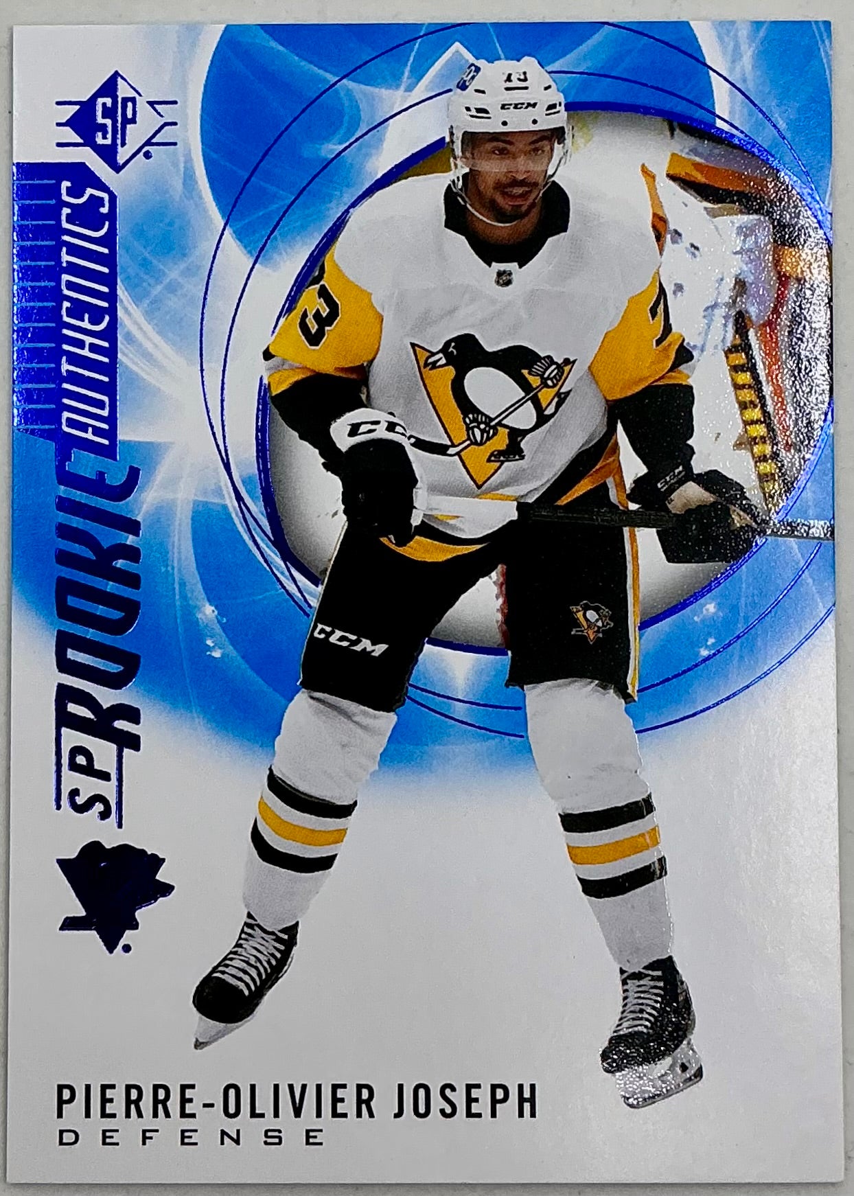 2020-2021 SP Rookie Authentic Pierre-Olivier Joseph #107 [Blue]