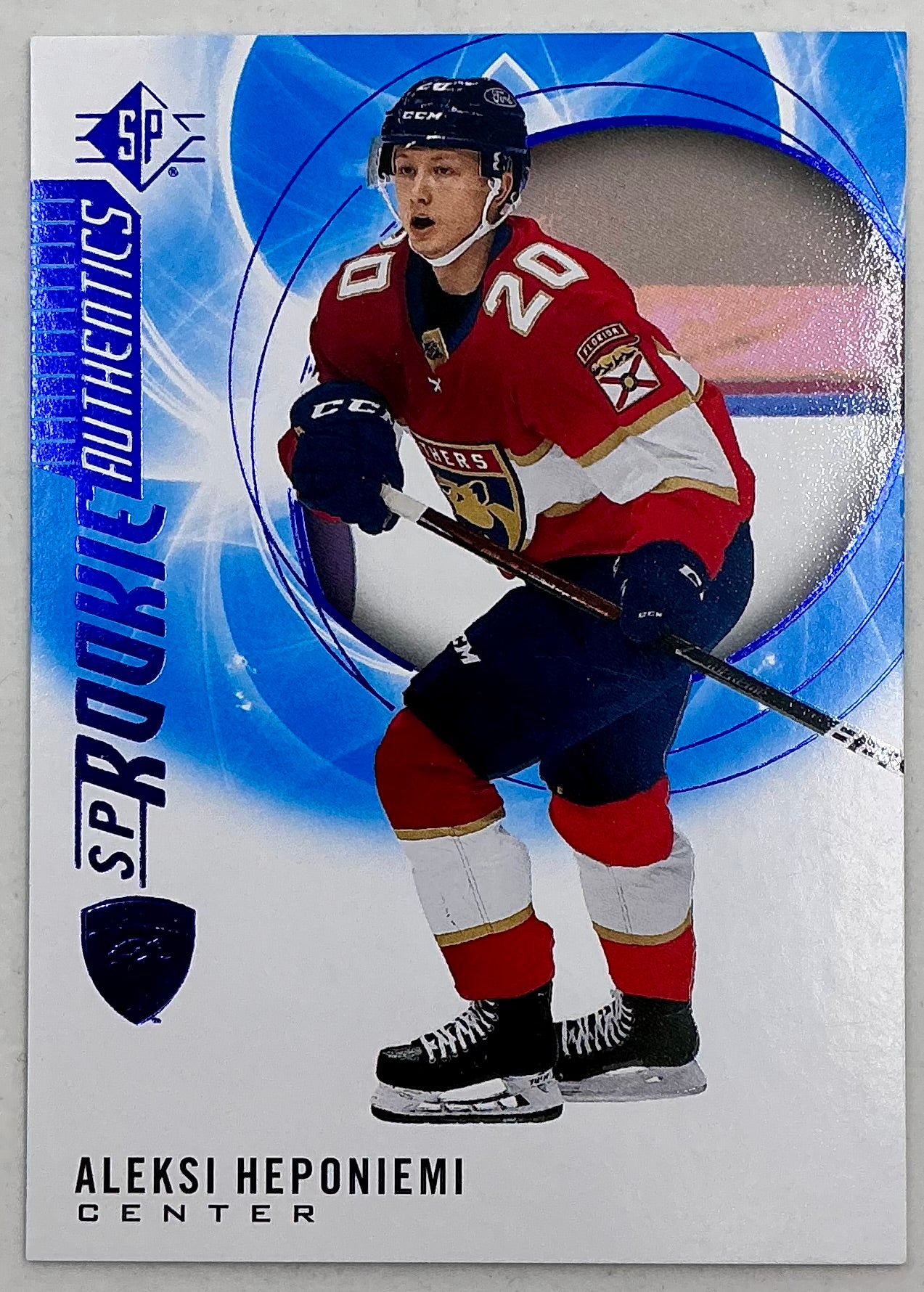 2020-2021 SP Rookie Authentic Aleksi Heponiemi #121 [Blue]