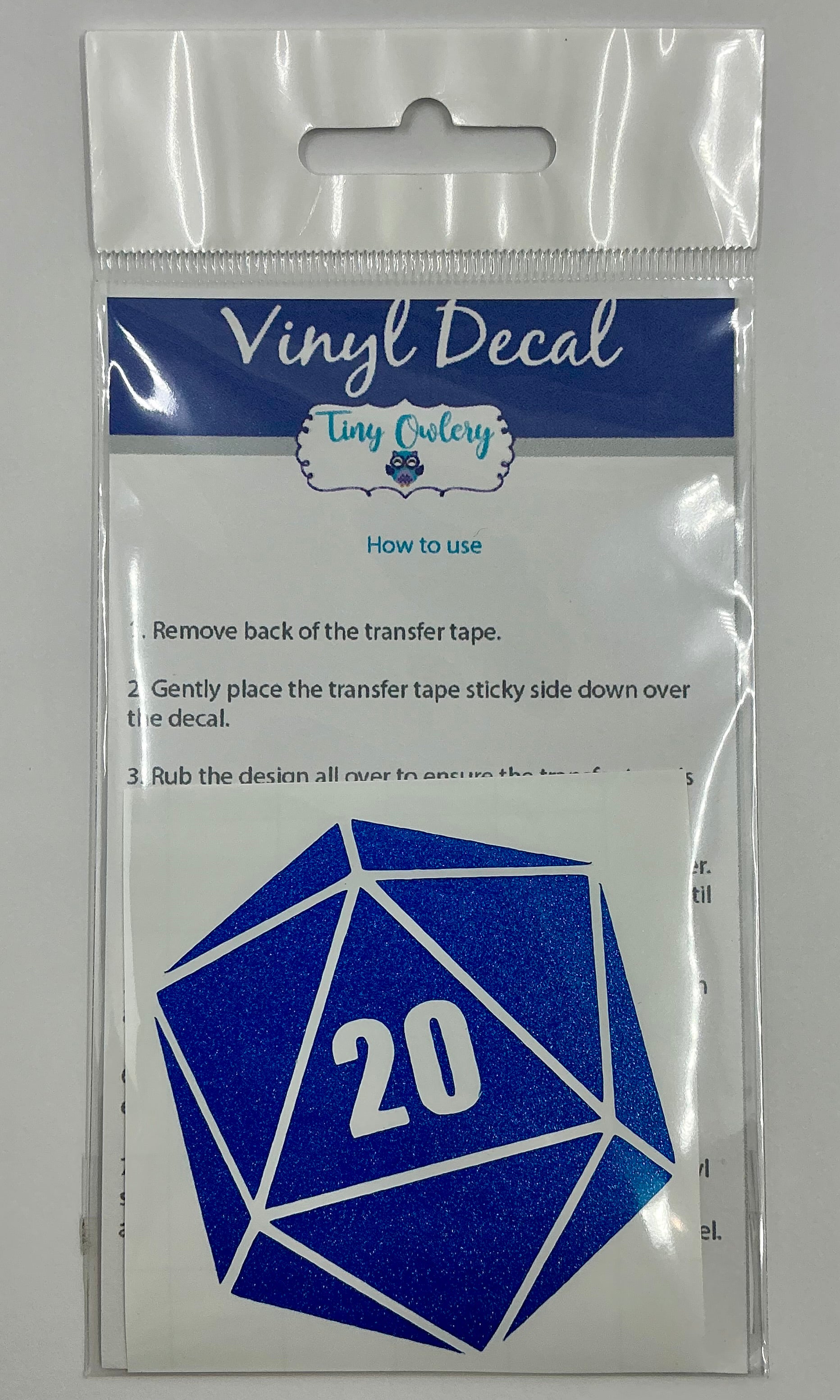 d20 Vinyl Decal