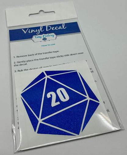 d20 Vinyl Decal