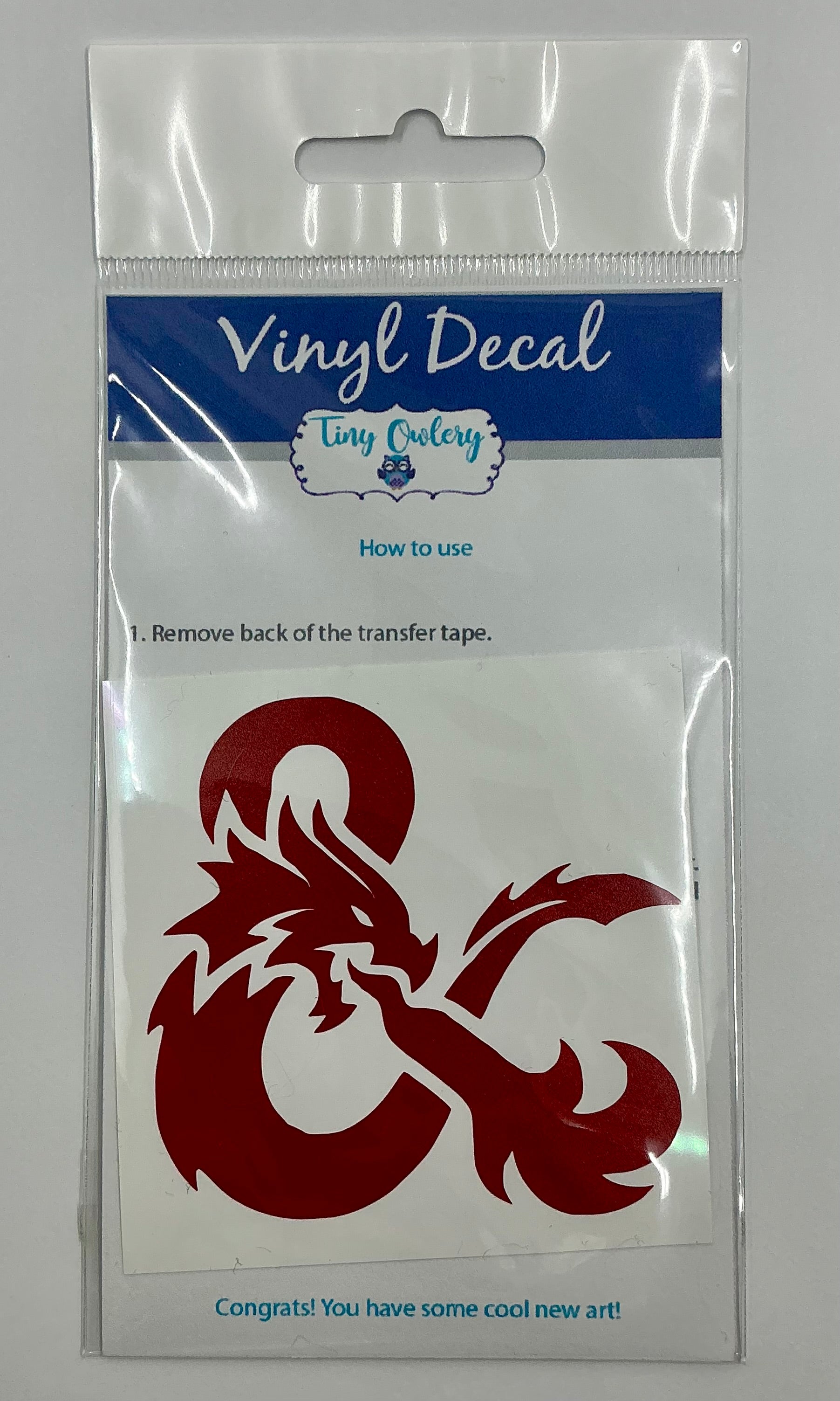 Dungeon Dragon Vinyl Decal