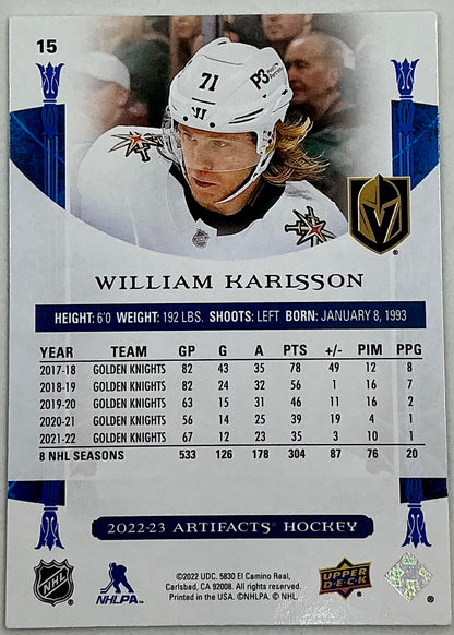 2022-2023 UD Artifacts William Karlsson #15