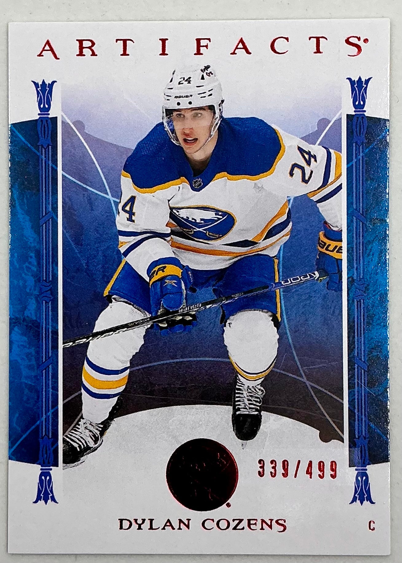 2022-2023 UD Artifacts Dylan Cozens #56 [Ruby Red]