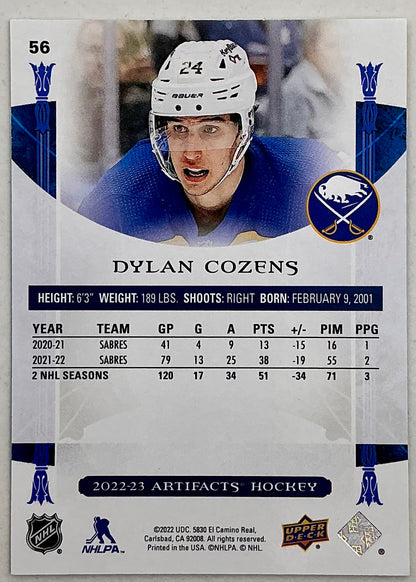 2022-2023 UD Artifacts Dylan Cozens #56 [Ruby Red]