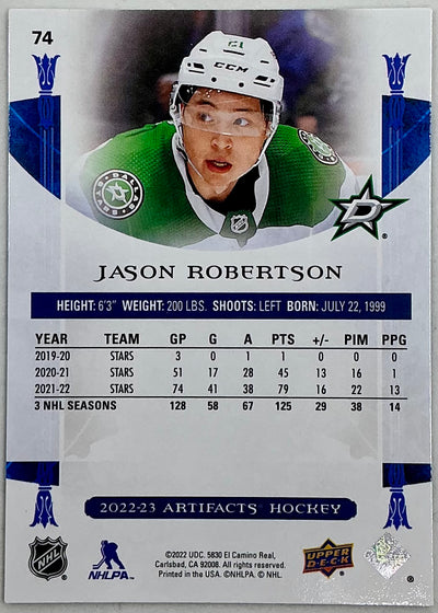 2022-2023 UD Artifacts Jason Robertson #74