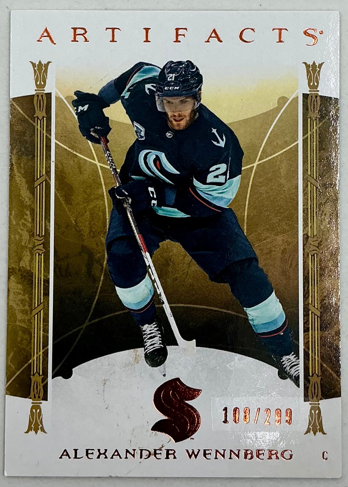 2022-2023 UD Artifacts Alexander Wennberg #133 [Copper]