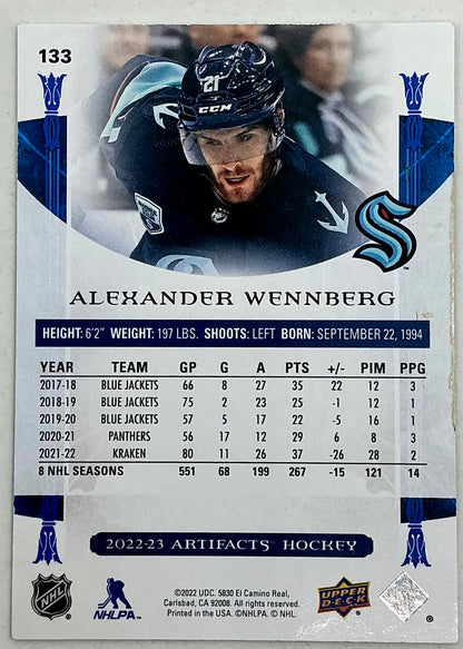 2022-2023 UD Artifacts Alexander Wennberg #133 [Copper]