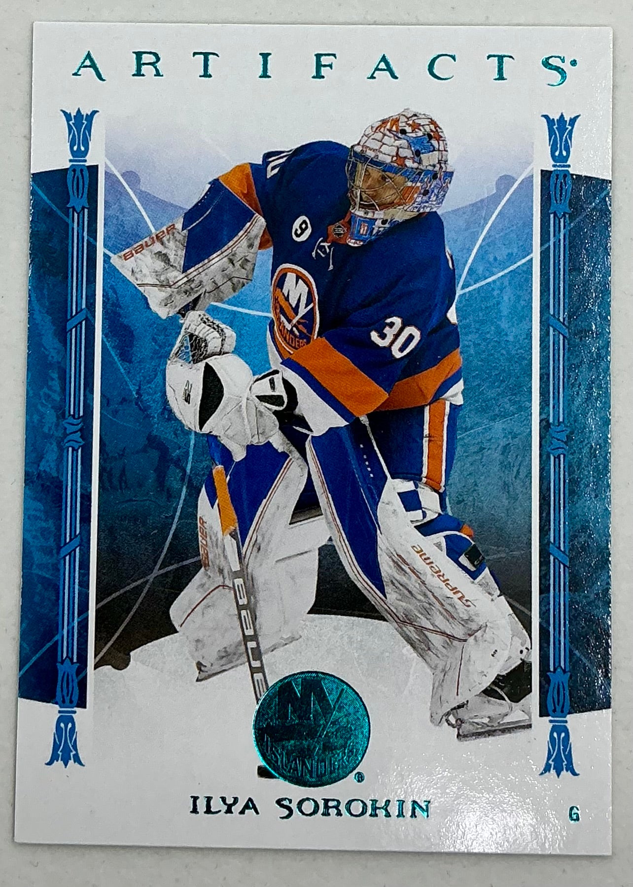 2022-2023 UD Artifacts Ilya Sorokin #147 [Turquoise]