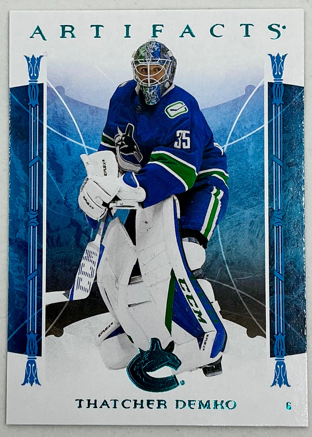 2022-2023 UD Artifacts Thatcher Demko #148 [Turquoise]