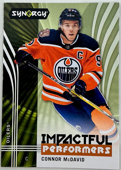 2019-2020 UD Impactful Performers Connor McDavid #IP-3