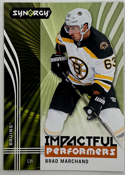 2019-2020 UD Impactful Performers Brad Marchand #IP-4