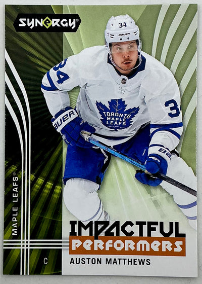 2019-2020 UD Impactful Performers Auston Matthews #IP-9