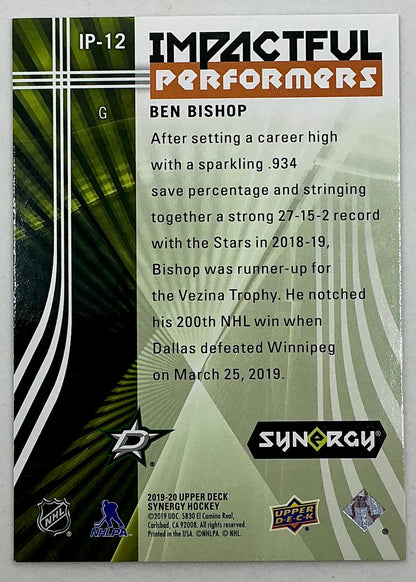 2019-2020 UD Impactful Performers Ben Bishop #IP-12