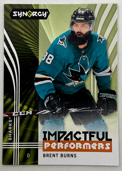 2019-2020 UD Impactful Performers Brent Burns #IP-14