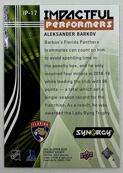 2019-2020 UD Impactful Performers Aleksander Barkov #IP-17
