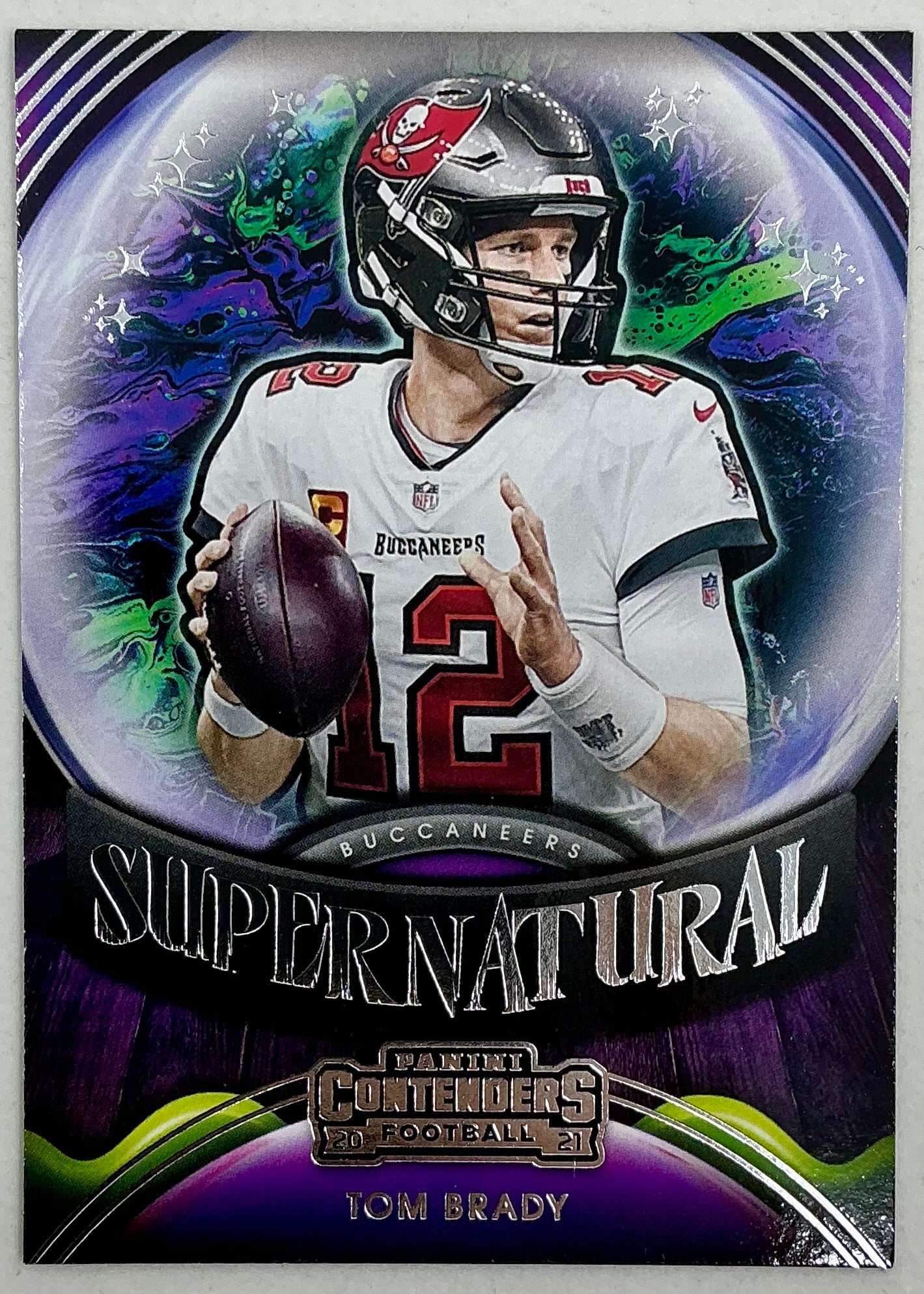 2021 Panini Contenders NFL Supernatural Tom Brady #SN-TBR